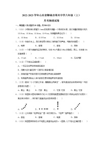 山东省聊城市莘州中学2022-2023学年八年级上学期月考物理试卷(含答案)