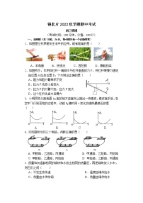 江苏省无锡市锡山区锡北片2022-2023学年九年级上学期期中考试物理试卷(含答案)