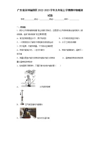 广东省深圳福田区2022-2023学年九年级上学期期中物理测试题(含答案)