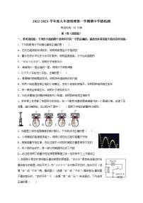 2022-2023学年山东省青岛市崂山区九年级上学期期中物理试卷