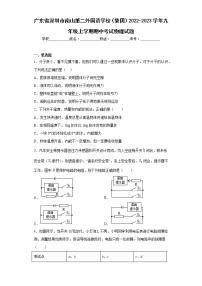 广东省深圳市南山第二外国语学校（集团）2022-2023学年九年级上学期期中考试物理试题(含答案)