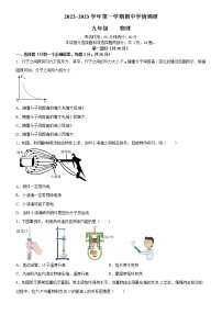 广东省广州市白云区华赋学校2022-2023学年九年级上学期期中考物理试题(含答案)