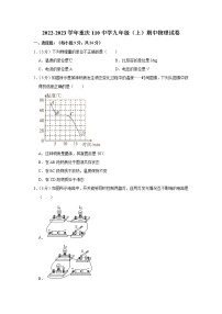 重庆市第一一〇中学校2022-2023学年九年级上学期期中检测物理试题 （含答案）