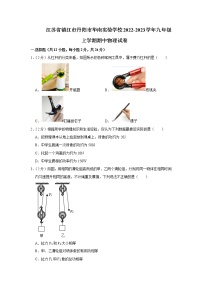 江苏省镇江市丹阳市华南实验学校2022-2023学年九年级上学期期中考试物理试卷(含答案)