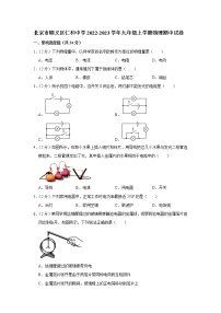 北京市顺义区仁和中学2022-2023学年九年级上学期物理期中试卷(含答案)