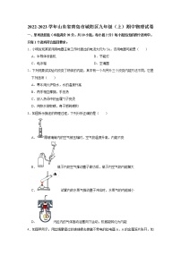 山东省青岛市城阳区2022-2023学年九年级上学期物理期中考试题(含答案)