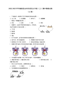 2022-2023学年湖南省永州市道县九年级（上）期中物理试卷（A卷）（含答案解析）