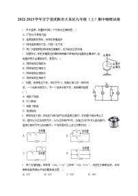 2022-2023学年辽宁省沈阳市大东区九年级(上)期中物理试卷(含答案解析)