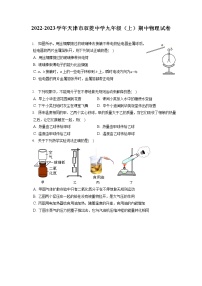 2022-2023学年天津市双菱中学九年级（上）期中物理试卷（含答案解析）