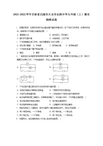 2021-2022学年吉林省白城市大安市乐胜中学九年级（上）期末物理试卷（含答案解析）