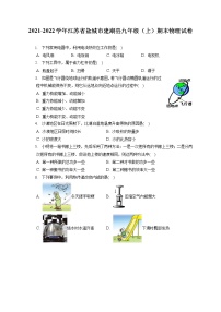 2021-2022学年江苏省盐城市建湖县九年级（上）期末物理试卷（含答案解析）