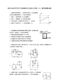 2021-2022学年辽宁省沈阳市大东区九年级（上）期末物理试卷（含答案解析）