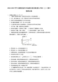 安徽省宿州市埇桥区教育集团2022—2023学年上学期期中质量检测九年级物理试题 (含答案)