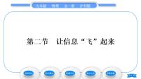 初中物理沪科版九年级全册第十九章 走进信息时代第二节 让信息“飞”起来习题课件ppt