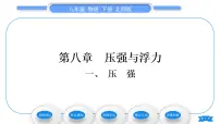 北师大版八年级下册一、压强习题课件ppt