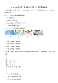 辽宁省本溪市2022—2023学年上学期八年级期中物理试题(含答案)