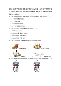 河北省保定市竞秀区2022-2023学年九年级上学期期中物理试卷(含答案)