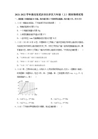 2021-2022学年湖北省武汉市江岸区八年级（上）期末物理试卷