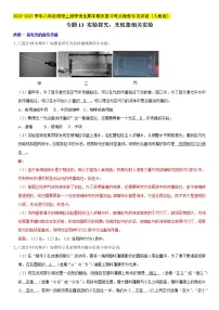 专题13 实验探究:光现象相关实验(解析版)-2022-2023学年八年级物理上册学优生期中期末复习难点题型专项突破(人教版)