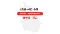 中考总复习物理（安徽）7第七讲浮力课件