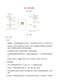 中考物理一轮复习讲义第13章电学基础考点知识梳理例题满分必练