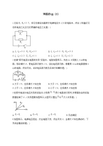 人教版九年级物理 寒假作业（5）