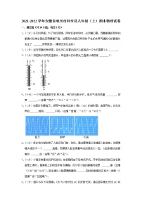安徽省亳州市利辛县2021-2022学年八年级上学期期末物理试题