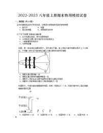 2022-2023学年第一学期八年级物理期末模拟试卷（八）