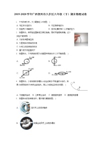 广西贺州市八步区2019-2020学年八年级下学期期末物理试题