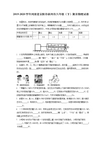 河南省安阳市林州市2019-2020学年八年级下学期期末物理试题