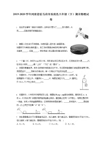 河南省驻马店市汝南县2019-2020学年八年级下学期期末物理试题