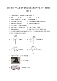 内蒙古呼伦贝尔市扎兰屯市2019-2020学年八年级下学期期末物理试题