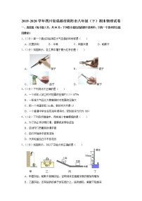 四川省成都市简阳市2019-2020学年八年级下学期期末物理试题