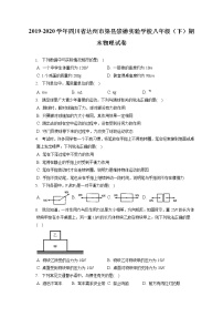 四川省达州市渠县崇德实验学校2019-2020学年八年级下学期期末物理试题