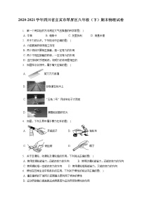 四川省宜宾市翠屏区2020-2021学年八年级下学期期末物理试题