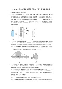 河南省济源市2021-2022学年八年级上学期期末物理试题