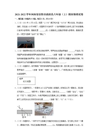 河南省信阳市淮滨县2021-2022学年八年级上学期期末物理试题