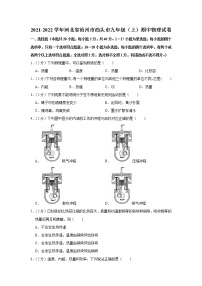 河北省沧州市泊头市2021-2022学年九年级上学期期中物理试题