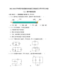 四川省成都市双流区天府新区太平中学2022-2023学年九年级上学期期中物理试题