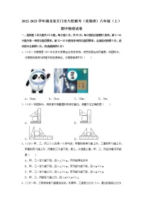 湖北省天门市八校联考（实验班）2022-2023学年八年级上学期期中物理试题