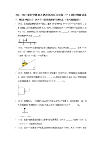 安徽省合肥市包河区2021-2022学年八年级下学期期中物理试题