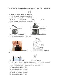 福建省漳州市台商投资区2020-2021学年八年级下学期期中物理试题