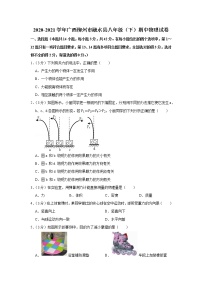 广西柳州市融水县2020-2021学年八年级下学期期中物理试题