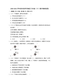 贵州省毕节地区2020-2021学年八年级下学期期中物理试题