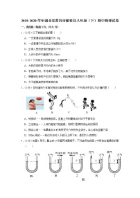 湖北省黄冈市蕲春县2019-2020学年八年级下学期期中物理试题