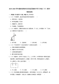 湖南省郴州市苏仙区湘南中学2019-2020学年八年级下学期期中物理试题