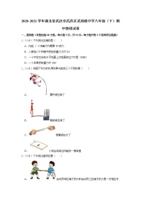 湖北省武汉市武昌区武珞路中学2020-2021学年八年级下学期期中物理试题