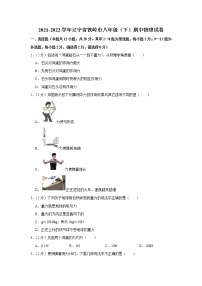 辽宁省铁岭市2021-2022学年八年级下学期期中物理试题