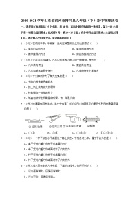 山东省滨州市博兴县2020-2021学年八年级下学期期中物理试题