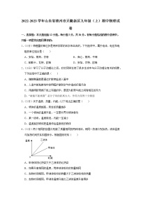 山东省德州市天衢新区2022-2023学年九年级上学期期中物理试题